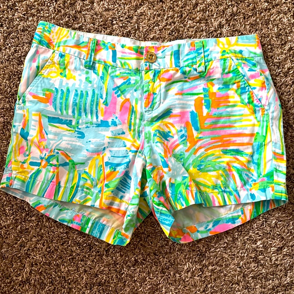 Lilly Pulitzer "The Callahan" Sea Salt and Sun Multi-Colored Shorts